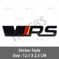 Metal 3D VRS Badge Car Front Grill Emblem VRS Rear TEHGD3 Trunk Decal Stickers For Fabia Octavia Rapid Superb Yeti  Karoq Vision Kodiaq