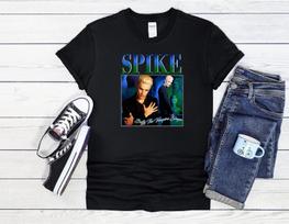 Spike Buffy Vampire Slayer Shirt Men Women Unisex T Shirt Hoodie Baseball 3956 4XL black