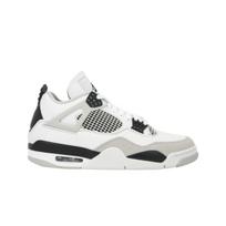 Air Jordan 4 Retro Military Black Unisex Sportbačiai Balti Neutraliai pilki DH6927-111 44.5 white