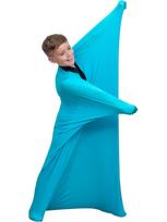 Vaikų sensorinis kūno kostiumas: Keturiomis kryptimis tamprios, elastingos treniruočių kojinės hiperaktyvumui XL: 165*74cm blue