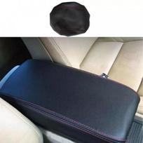 For Honda Civic 2006-2011 Armrest Box Cover Trim Middle Console Black Leather gray