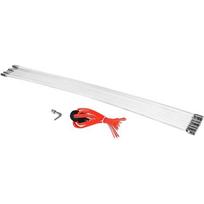 VEVOR 6 Meter Chimney Brush Nylon Sweeping Kit for Pellet Stove to Clean Metal or Brick Fireplaces A57