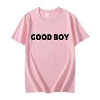 Geras Berniukas Juokingas Memas Marškinėliai Vyrams Moterims Mieli Sarkastiški Trumpomis Rankovėmis Marškinėliai Vasaros Mada Laisvi Marškinėliai Streetwear M pink