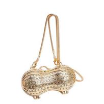 Luxury Creative MIni Peanut Bag Lightweight Magnetic Snap Crystal Peanut Sling Bag Acrylic Alloy Cross Body Bag Outdoor