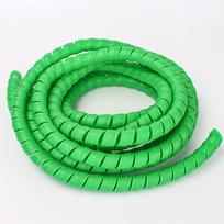 1/5M Winding Tube Wire Organizer Cable Protection Sleeve Tube Protection Sleeve Spiral Wrap Winding Protector 8/10/14/16/20/25mm (Green,14mm X 1Meter) žalia