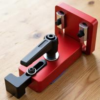 Sliding Track Clamp Universal Compatibility Channel Slot Positioning Stop Adjustable Aluminum Fence 45 Type black