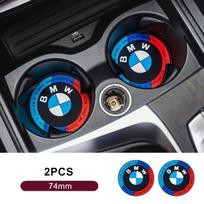 For BMW M E46 E90 E60 Car Interior Water Cup Mat For BMW X1 X2 X3 X5 X4 E46 E90 E60 F30 F10 E39 E36 F20 E87 E92 E91 E30 BD-BMW-NEW Car Sticker CVB1 blue