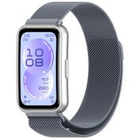 Milanese Magnetic Stainless Steel Metal Replacement Watch Band Strap For Huawei Band 11 Pro / 11 For Huawei Band 11 Pro / 11 tamsiai pilka spalva