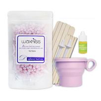 Waxkiss Face Self-Waxing Hair Removal Set Facial Beard Eyebrow Nose Hair Waxing 1 pcs 100g white