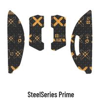 SteelSeries Prime pelės neslystantis, prakaitą sugeriantis lipdukas Prime+ - Odinė odos karaliaus mini versija
