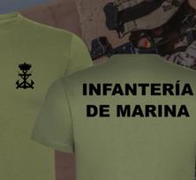 Camiseta Infantera de Marina Spain Military Unisex TShirt Short Sleeve Casual  Cotton Shirt M black