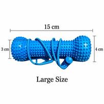 With Silicone Toothbrush Dual-Action Canine Dental Prop Dog Toothbrushing Toy  Pet Oral Care Large