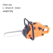 1Pc Simulation Repair Tool Saw 1:12 Dolls Houses Miniature Chain Saw Lawn Mower Garden Decor Furniture Accessories Pretend Toys