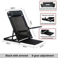 Portable Student Sedentary Chair Tatami Lazy Sofa Ergonomics Chair Foldable Bed Back Chair Cushion Seat Deck Chair juoda