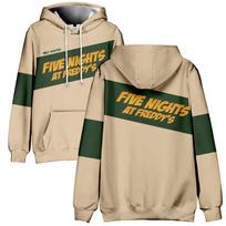 Anime Five Nights At Freddy's Men Women Hoodies Autumn Casual Pullover Sweats Hoodie Fashion Sweatshirts Hip Hop Sweatshirt Clothes XXXXL white