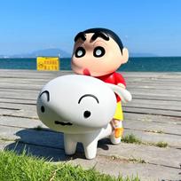 Crayon Shin-Chan 40cm Figure Noob Ah Dai Large 1:1 Model Japan Nohara Shinnosuke Lying Side Position Doll Toy Gift Ornaments