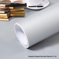 Lipni vandeniui atspari PVC sienų tapyba - Vienspalvė, sustiprinta tapetai/lipdukas bendrabučiams (Balta juoda) 60cm W x 1m L