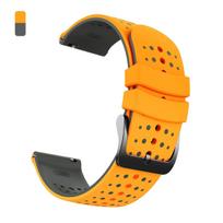22 mm silikoninis dirželis SUUNTO RACE 2/S laikrodžiui Reguliuojamas laikrodžio dirželis SUUNTO OCEAN/5 9 PEAK PRO/VERTICAL/Run apyrankei Minkšta apyrankė 1PCS 22MM orange