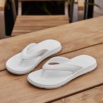 Couple's Summer Non-slip Soft Sole Beach Flip-flops for Men and Women 42-43 balta