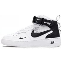 Nike Air Force 1 Mid aukščio riedlenčių batai Juodi Balti Unisex AV3803-100 36 white