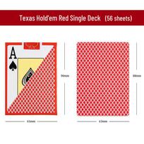 777 Texas Special Large Font Poker Cards - Silk Matte PVC, 32 Wide Plastic Cards