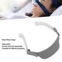 Reguliuojamas, skalbiamas nosies pagalvėlės dirželis, pakeičiamas galvos apdangalas, nosies pagalvėlės dirželis DreamWear kvėpavimo aparatui white
