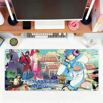 Game DRAMAtical Murder Aoba Seragaki Mouse Pad For Office Gaming And Keyboards Non-Slip Large Waterproof 30cmx60cm brown