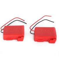 2 Sets Battery Adapter Dock Power Mount Connector Electrical Supplies for Milwaukee M18 18V