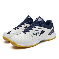 36-45unisex sportbačiai Odiniai badmintono batai Neslystantys stalo teniso batai Kvėpuojantys teniso sportiniai batai 42 tamsiai mėlyna spalva