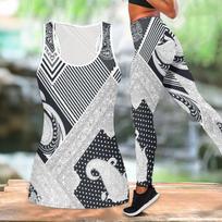 Retro spausdintas jogos apranga moterims Madingos treniruočių tamprės Fitneso Sportas Laisvalaikio jogos rinkinys Sportinis kostiumas XXL gray