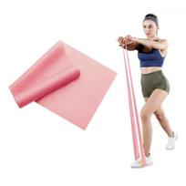 Yoga Pilates Resistance Band Long Training Stretch Bands for Physical Therapy Lower Body Home Strength Elastic Exercise Ba Practical Use green