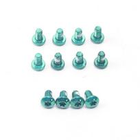Bike Hubs Nut Brakes Bolt M5x9mm Screws T25 Supplies T25 Head Tight žalia