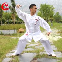 2026 Yu Cheng Tai Chi kostiumas: Vyriškas ir moteriškas treniruočių ir varžybų komplektas pavasario-vasaros pratimams ir Vushu 170 - Extra Large white