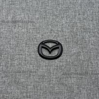 Skirta Mazda MX5 Miata NC ND Priekinių grotelių emblema Galinio bagažinės ženklelis Blizgančios juodos spalvos ABS logotipas Automobilio išorės lipdukas Decal Aksesuarai ND gray