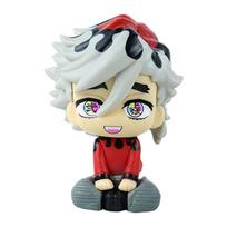 Anime Demon Slayer Tanjiro Kamado Nezuko cartoon figure PVC model ornament child Christmas Halloween gift gray