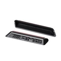 1 vnt. 3D ABS AMG emblema Automobilio priekinių grotelių ženklelis Lipdukas Mercedes Benz Amg X156 W204 W205 W203 W211 W212 W169 GLC CLK CLA A180 IX3