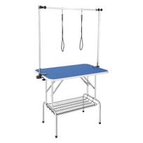 VEVOR Pet Grooming Table Two Arms with Clamp, 915 x 610mm Dog Grooming Station, Foldable Pets Grooming Stand for Medium and Small Dogs 106 x 61.6 x 170.1 cm