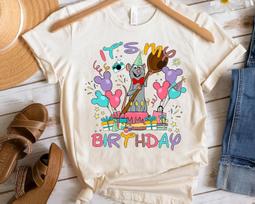 Disney Pixar Ratatouille Remy Little Chef It's My Birthday Presents Shirt, Magic Kingdom Unisex T-shirt Family Gift Adult Kid Toddler Tee 140 beige