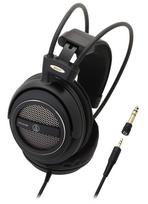 Audio-Technica ATH-AVA500 Open-Air Dynamic Headphones, 53mm Driver, Aluminum Ring, Black juoda