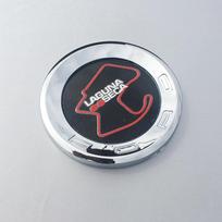 Bagazines dangtelio galinis Mustang ženklelis, emblema, kuro bakelio dangtelis, Ford Anniversary logotipas, chromuotas 59 Laguna Seca