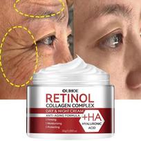 Retinolis Raukšlių Šalinimo Veido Rinkinys Momentinis Stangrinantis Liftinguojantis Anti-Age Serumas Šviesinantis Smulkias Raukšles Korėjietiškas Odos Priežiūros Produktas Naujas Cream beige