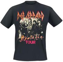 Def Leppard Hysteria Tour Unisex T-shirt Vintage Band Photo Print Rock Casual Tee XL black
