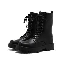 „Martin Boots“ vyriški britų vėjo sezono lokomotyvai su užtrauktuku įrankių batai vyriški paaukštinami trumpi batai 23411-J 46 black