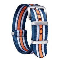 Watch Strap Nylon Thick 18mm 20mm 22mm 24mm Watch Strap Premium Ballistic Nylon Watch Band Multicolor Watch Band with Buckle Unisex 20 Colors [BINLUN] gray