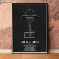 Visas Metalinis Šarvas Karo Filmo Plakatas Ir Spaudinys Drobės Menas Tapyba Sienos Paveikslai Svetainės Dekoro Namų Dekoro Be Rėmo 40cm×60cm NoFrame