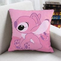 Lilo ir Stitch Stitch pagalvės užvalkalas Stitch Laimingo drakono pagalvės užvalkalas sofos pagalvės užvalkalas namų kambario dekoracija vaikų dovana 24x24Inch pink