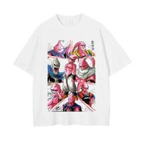 Dragon Ball Son Goku Vyrams Moterims Vasariniai Marškinėliai Su Spaudiniu Harajuku Retro Trumpomis Rankovėmis Oversized Laisvi Laisvalaikio Patogūs Y2k Viršus S white