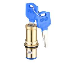 Anti-theft Tap Brass Valve Faucet Lock Robust Construction Outdoor Use Brass blue