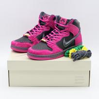 DX4356-600 Run The Jewels Nike SB Dunk High Active Pink Black Fuchsia (Men's) 8 black