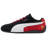 Scuderia Ferrari x Puma Speedcat Juodi Balti Rosso Corsa Unisex Bėgimo Bateliai Rosso-Corsa------Detaliau 309404-01 39 black